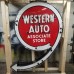 Original Western Auto Porcelain Neon Sign w/Flashing Arrow 54"W x 90"H